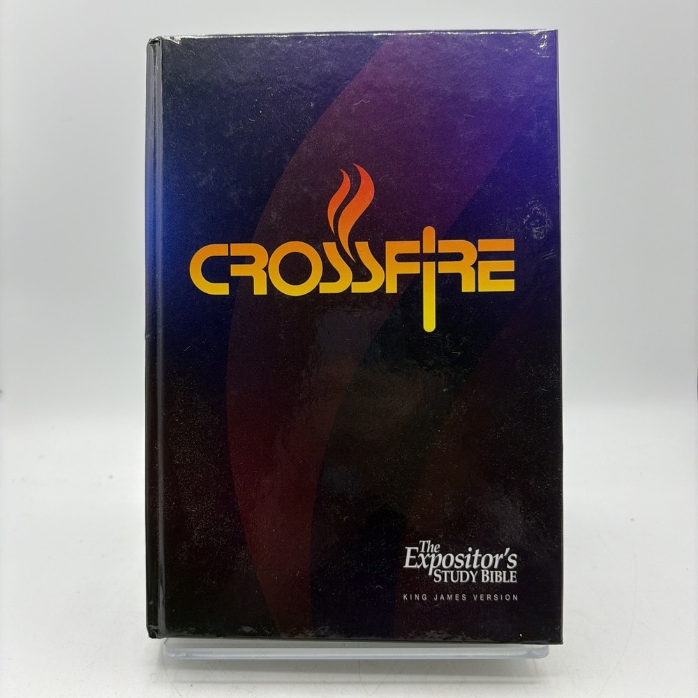 Crossfire Expositor's Study Bible KJV Hardcover Concordance Red Letter